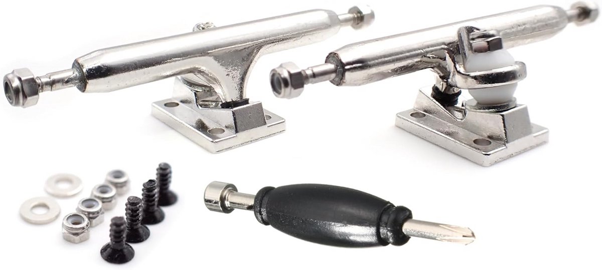 professionele 36mm fingerboard trucks set inclusief rubberen bushings en lock nuts
