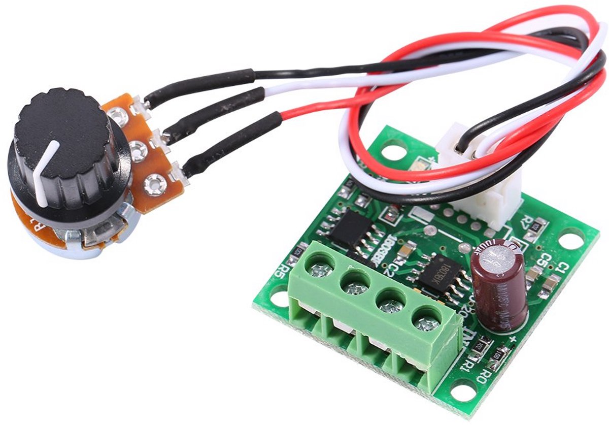 PWM DC Motortoerentalregelaar Laagspanning 1.8V - 15V 2A met Overstroombeveiliging Loopmotor kopen online