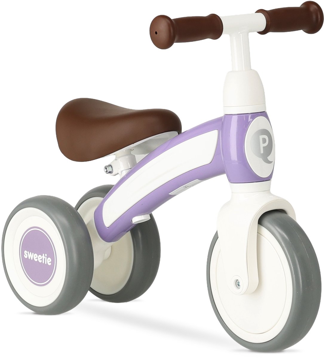 Qplay Sweetie Loopfiets - Driewieler 1-3 Jaar - Peuterfiets - Paars Loopfiets kopen online
