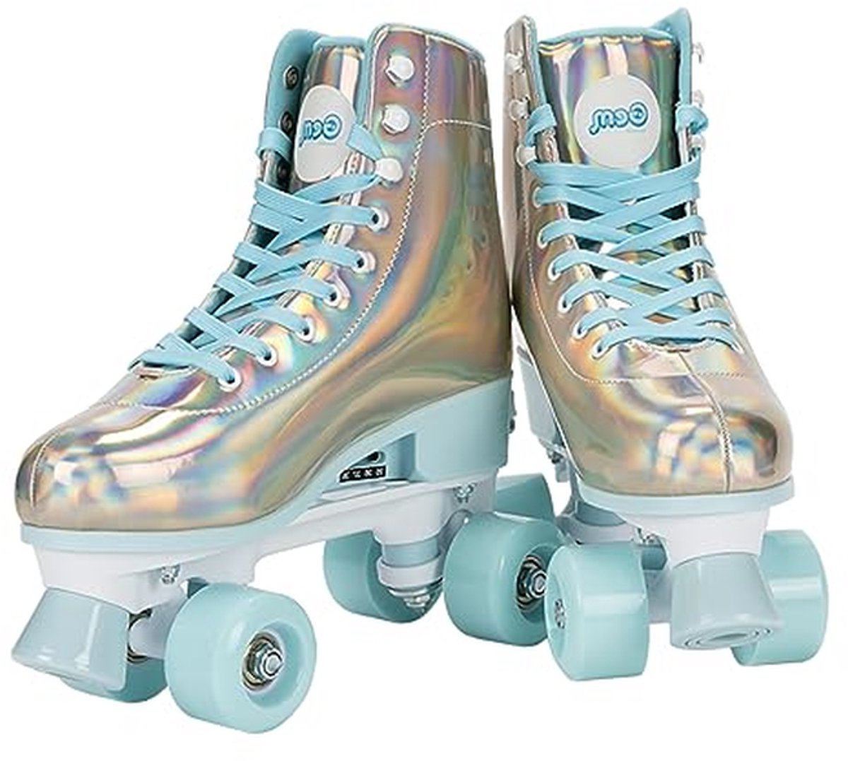 Quad Skates - Rolschaatsen - Buiten Pleizeren - Kleurrijk Design - Maat L - Meerkleurig Rolschaatsen kopen online