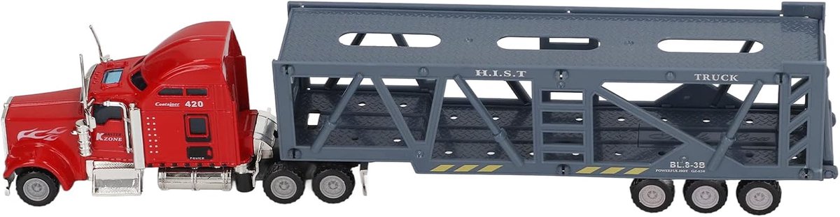 RC Containerwagen - Oplegger Speelgoed - Kinderspel - Realistisch Ontwerp - Schaal 1/65 - Grijs Speelgoedkruiwagen kopen online