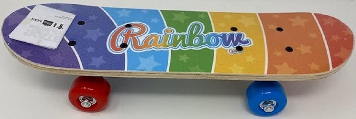 Regenboog Skateboard van 43 cm voor Kinderen en Beginners Skateonderdeel kopen online