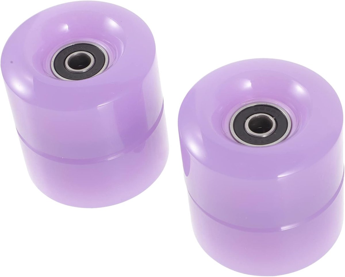 Rol Rolschaats Wielen - Accessoires Set - Buiten Skaten - Hoge Snelheid Rotatie - 5.7cm Diameter - Roze Rolschaatsen kopen online