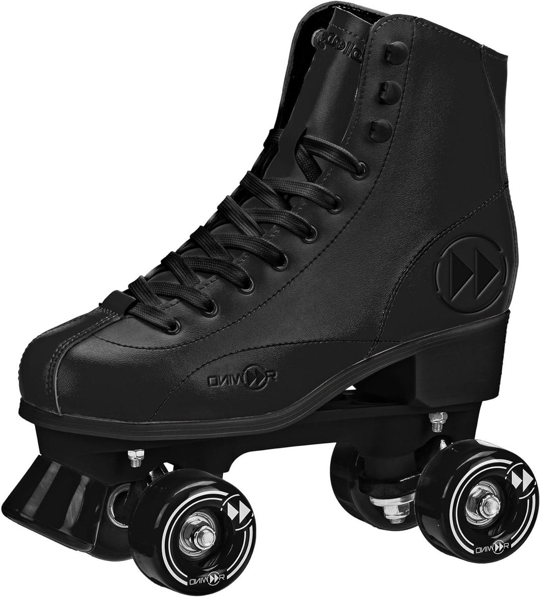 rolschaatsen heren quad skates artistiek schaatsen high impact chassis 9 uk zwart