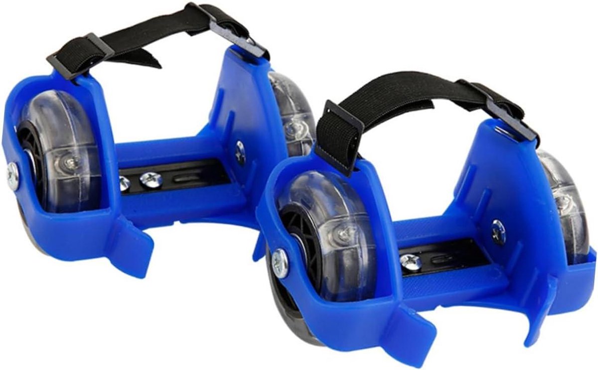 Rolschaatsen Kinderen - Hakwielschaatsen Peuters - Buiten Spelen - Verstelbare Schoenbreedte - 13x9.5CM - Blauw Rolschaatsen kopen online