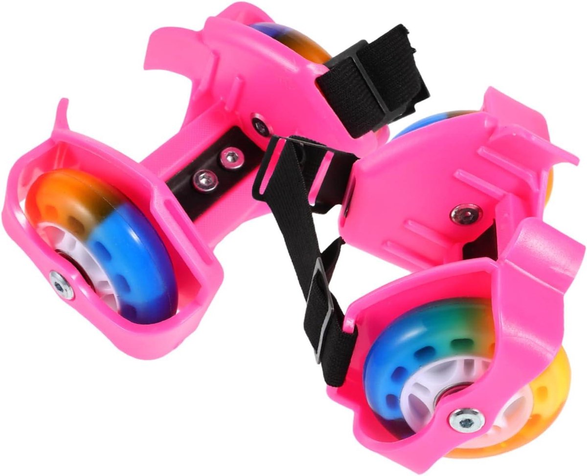 Rolschaatsen Kinderen - Skateschoenen Meisjes - Buitensport Entertainment - Lichtgevende Wielen - 13.50x9.00x8.00CM - Roze Rolschaatsen kopen online