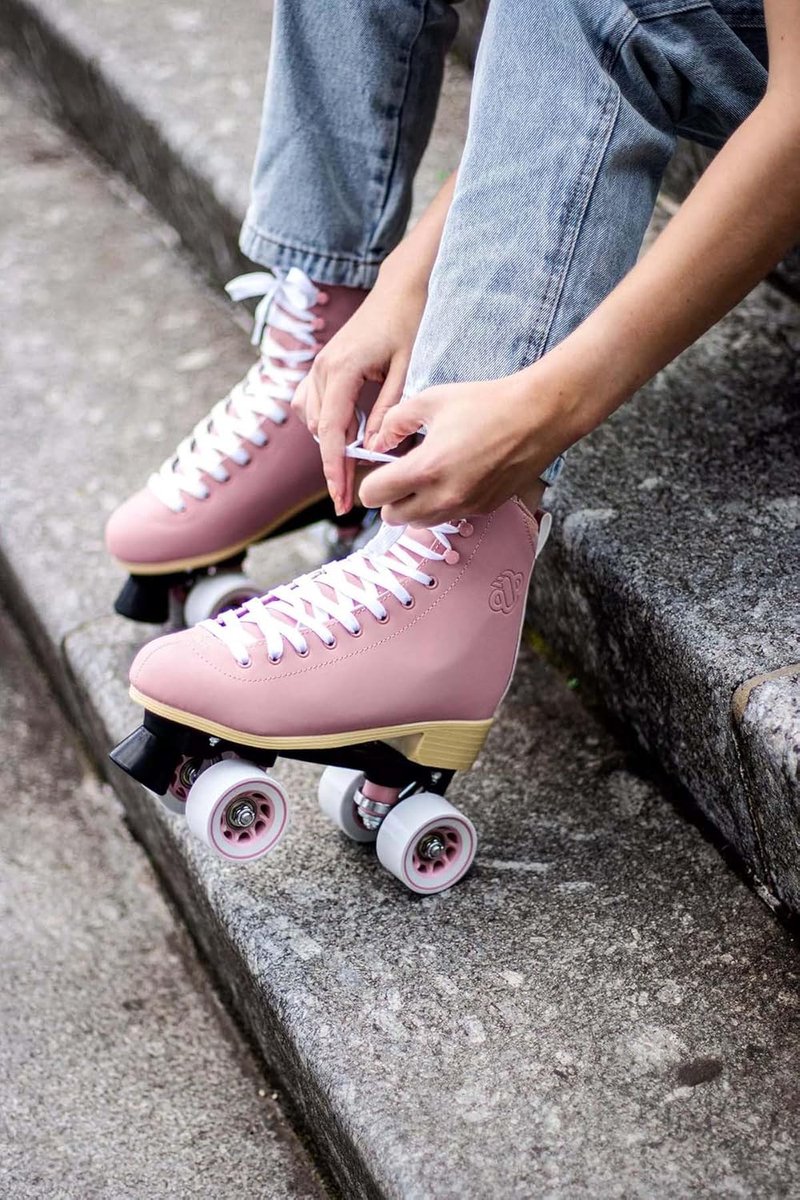 Rolschaatsen Nubuck - Quad Skates - Buiten Plezier - Comfortabele Pasvorm - Maat 38 - Roze Rolschaatsen kopen online