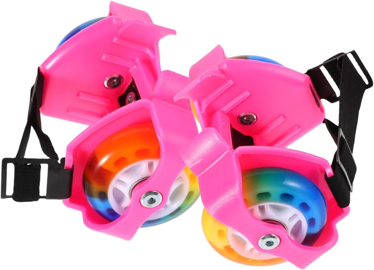 Rolschaatsen voor Volwassenen - Skeelers - Buiten Skating - Verstelbaar Veiligheidslicht - 13.50X9.00X8.00CM - Roze Rolschaatsen kopen online