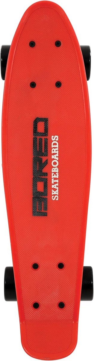 rood skateboard voor gevorderde rijders en trucs