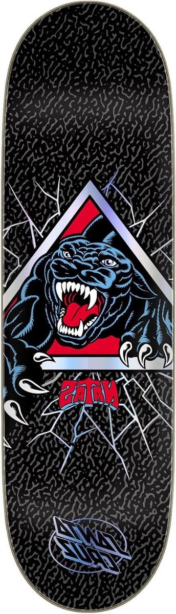 SANTA CRUZ Natas Shattered Panther VX Deck 9" x 32" Skateboard Decks Skateonderdeel kopen online