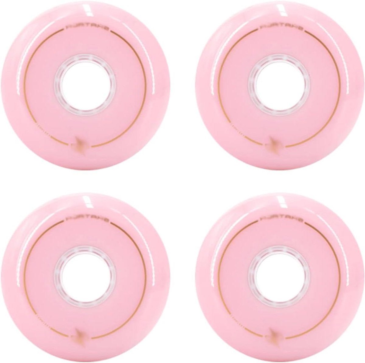 Schoenwielen - Reservewielen Skates - Buiten Skaten - Duurzaam PU Materiaal - 68mm 86A - Zwart Skateonderdeel kopen online