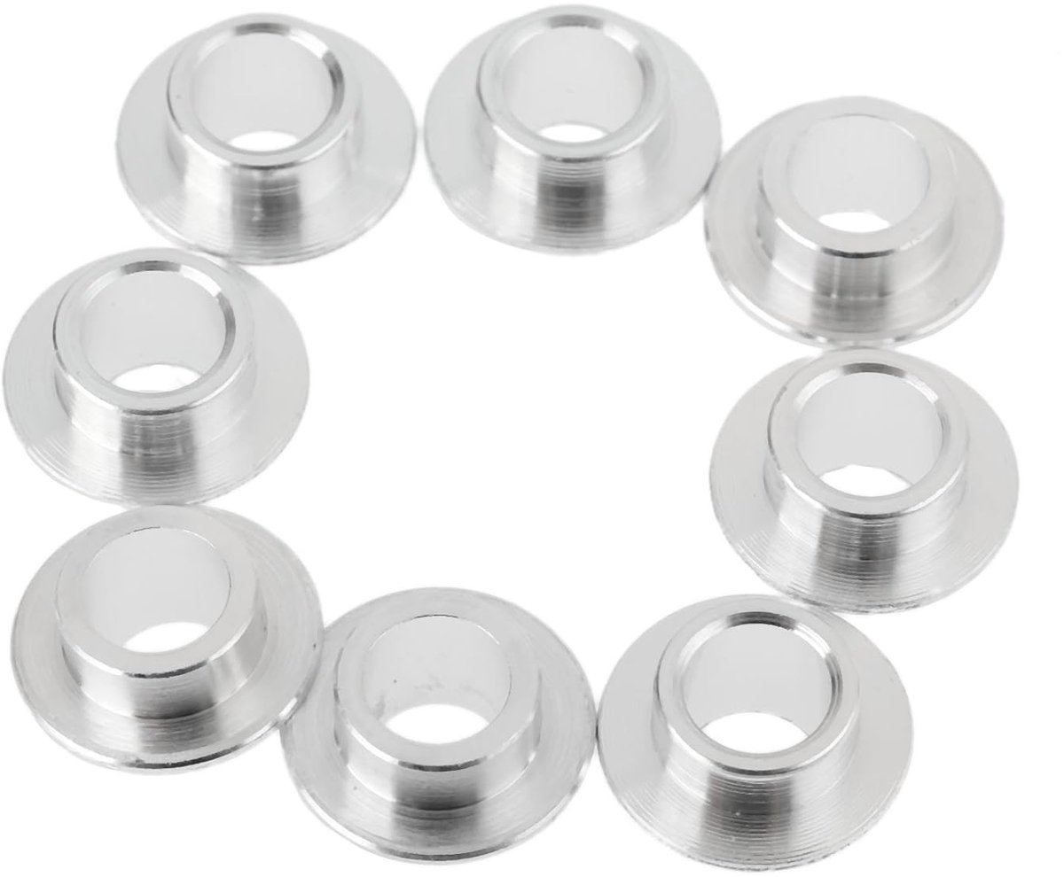 skate wiel lagerspacer onderdeel inline skaten duurzaam aluminium 8 stuks zilver