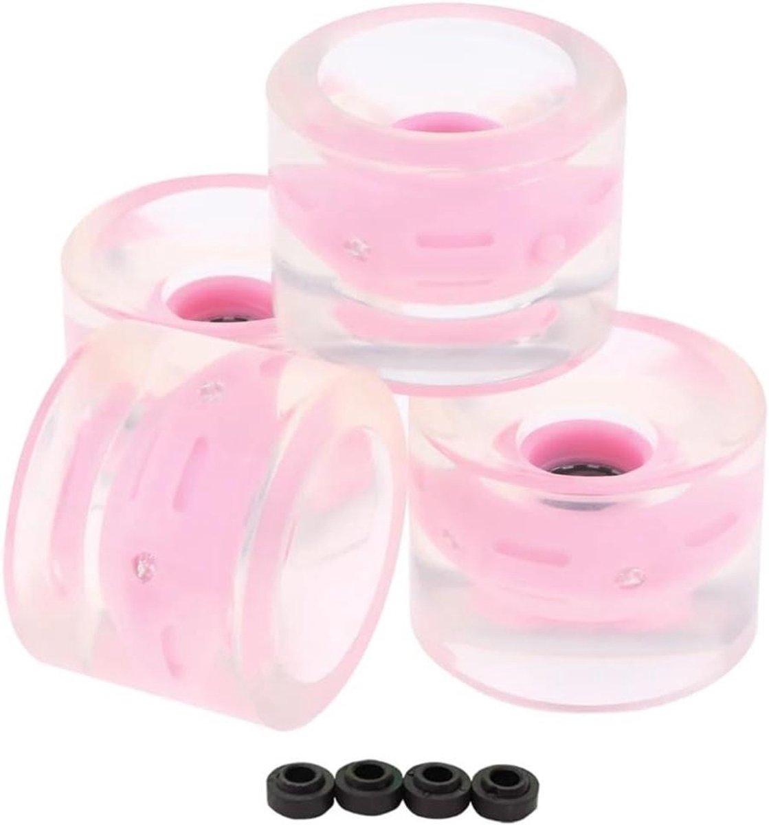 Skate Wielen - Roller Wielen - Skateboarden - Knipperende Verlichting - 60x45mm - Diverse Kleuren Skateonderdeel kopen online