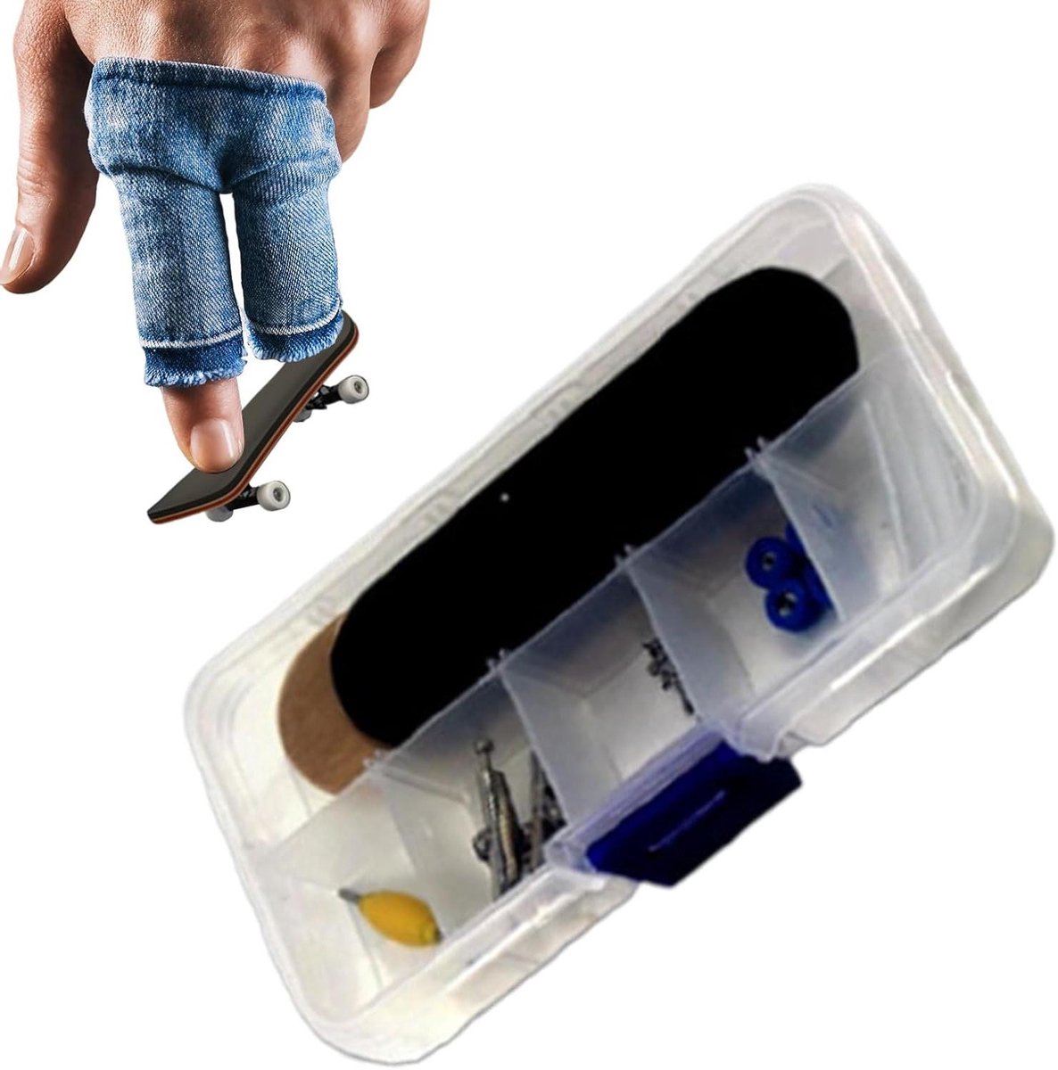 Skateboard: 12,5 x 5,5 x 4,5 cm, mini-skateboard, esdoornlegering, deck truck vingerboard, voor kantoor, verjaardag, thuis, kamer, school, auto Skateonderdeel kopen online
