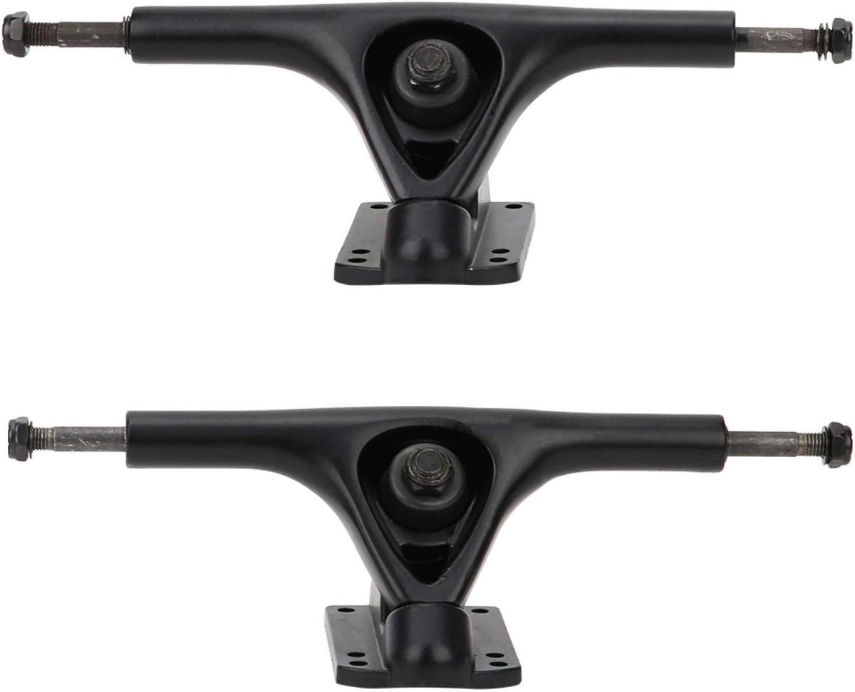 Skateboard Assen - Longboard Trucks - Skateboarden - Hol Ontwerp - 925 g - Zwart Skateonderdeel kopen online
