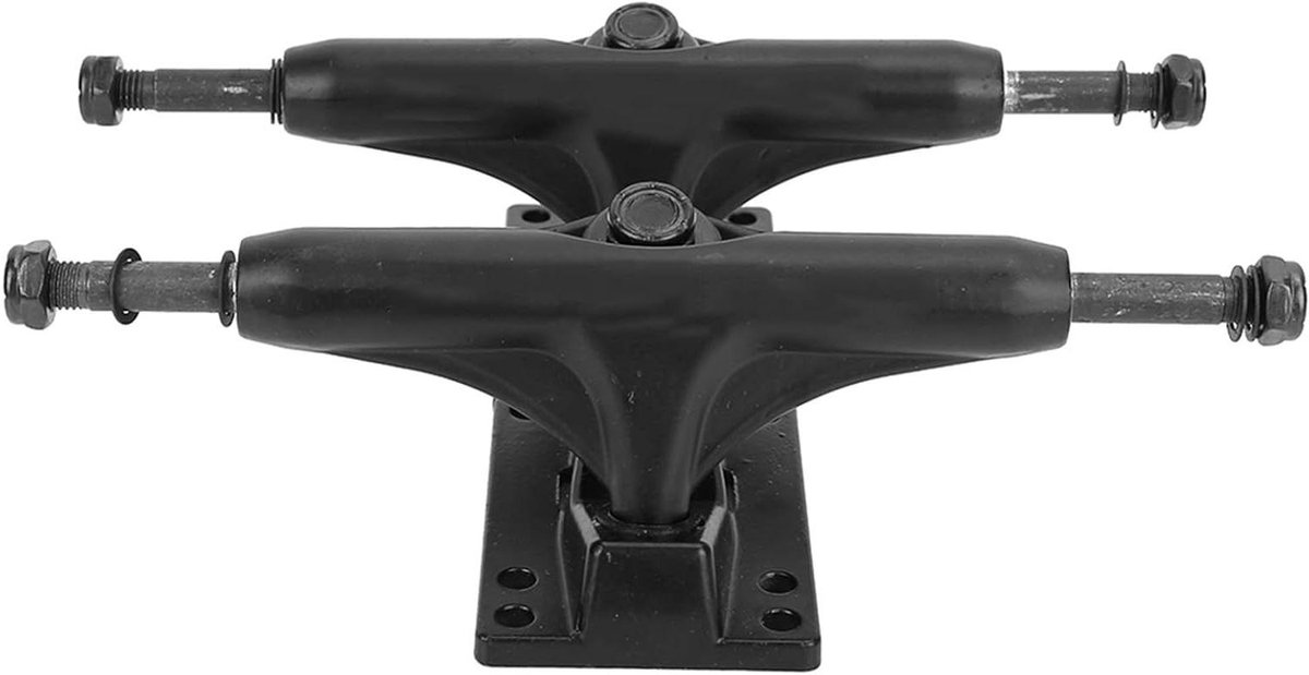 Skateboard Beugels - Trucks Bridge - Skateboarden - Aluminium Magnesiumlegering - 2 stuks 4-8 inch - Zwart Skateonderdeel kopen online