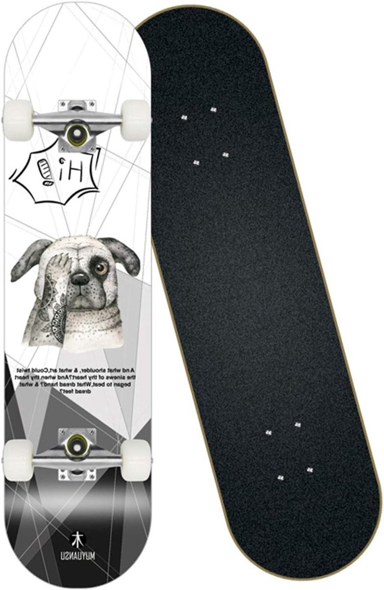 skateboard compleet beginnersboard outdoor tricks oefenen 7 laags esdoorn dek 80 x 20 cm niet gespecificeerd