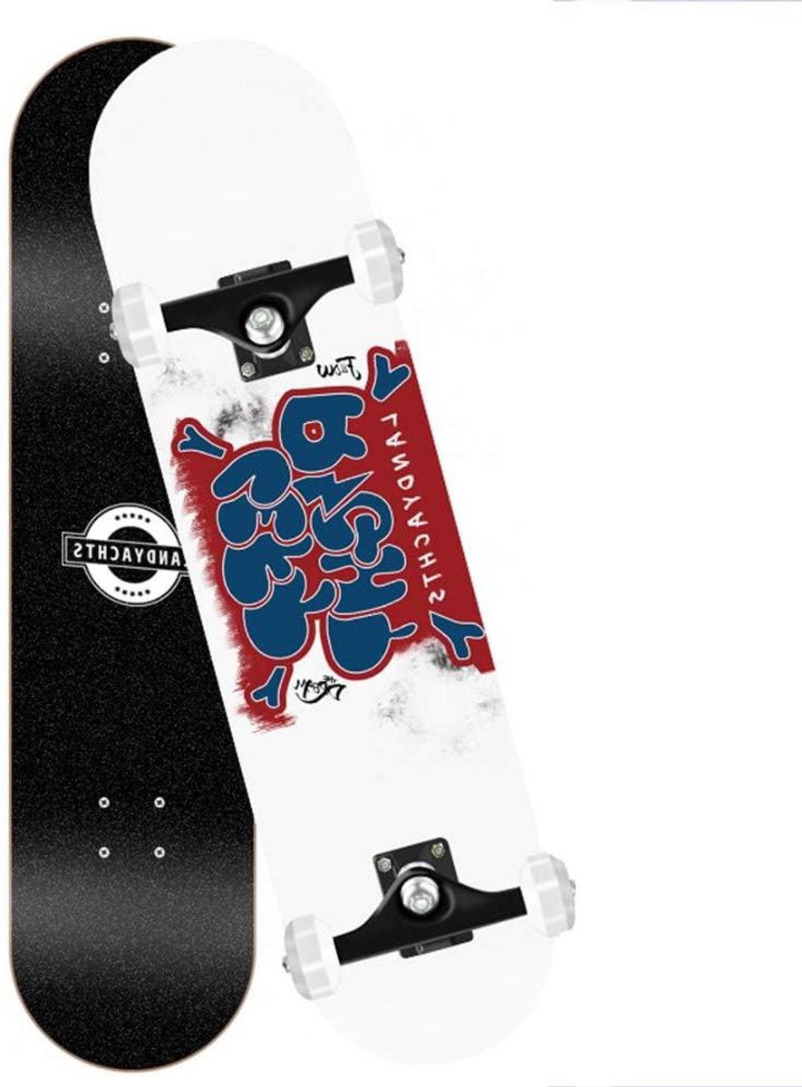 Skateboard - Compleet board - Trucs en skatepark - Dubbele kicktail - 31 inch - Zwart Skateonderdeel kopen online