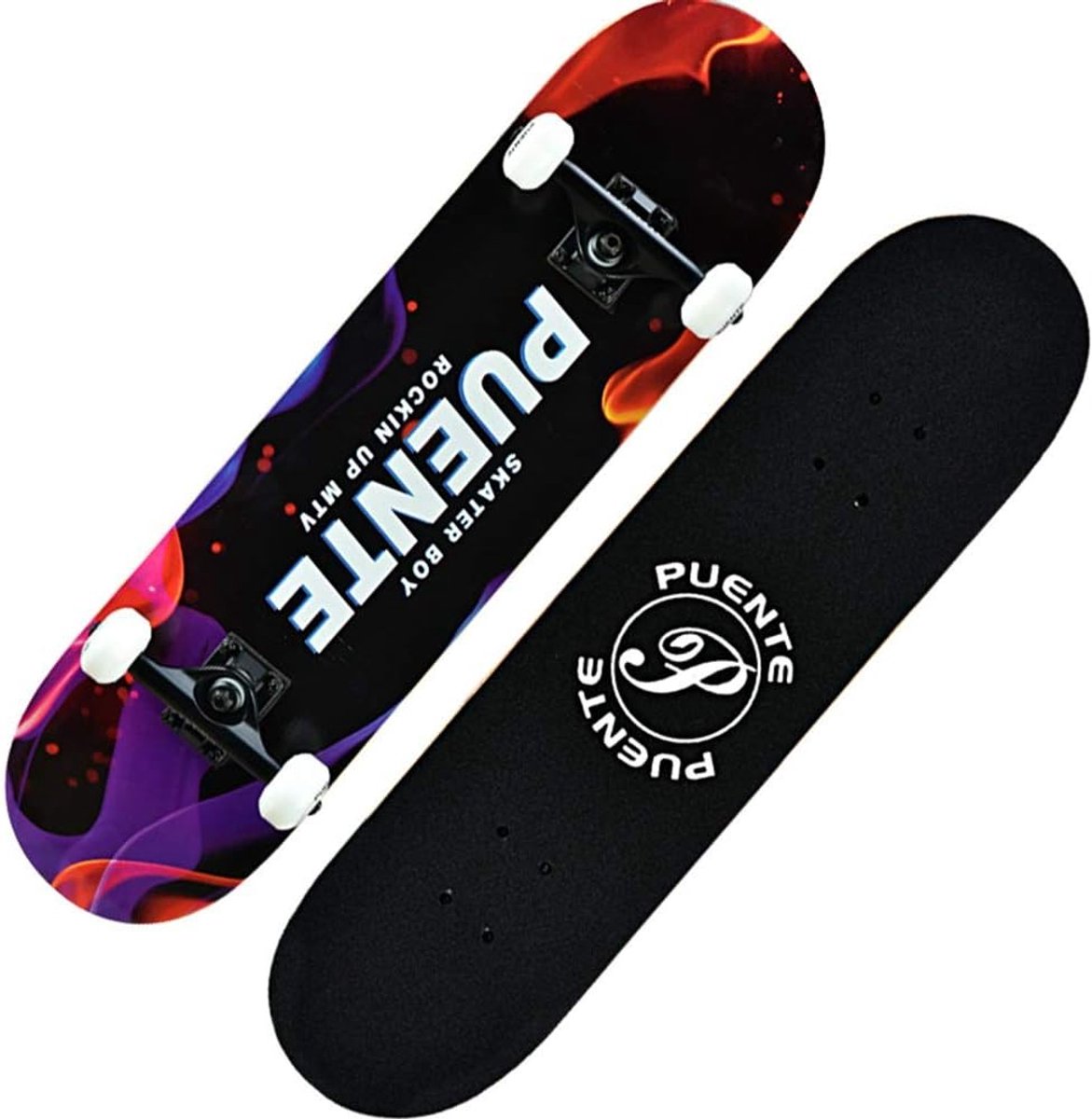 Skateboard Compleet - Outdoor Scooter - Straat Rijden - 8 Lagen Esdoorn - 31 Inch - Gekleurd Skateonderdeel kopen online