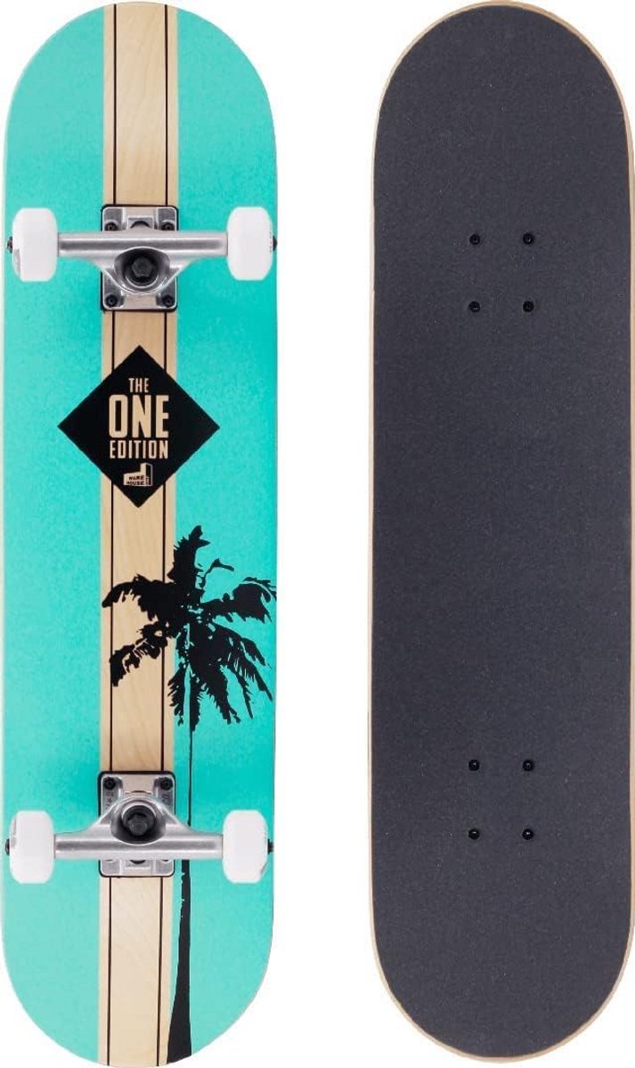 Skateboard - Cruiser Board - Straat skateboarden - 7 lagen esdoorn - 20.3 x 80.5 cm - Multi-coloured Skateonderdeel kopen online