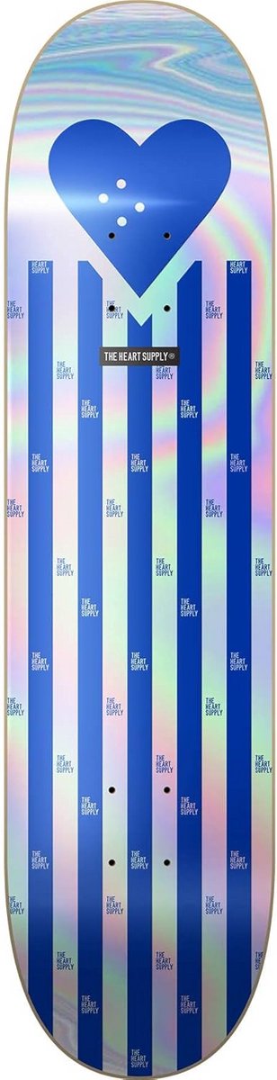 skateboard deck 8 25 inch blauwe strepen stevig foxboard voor tricks
