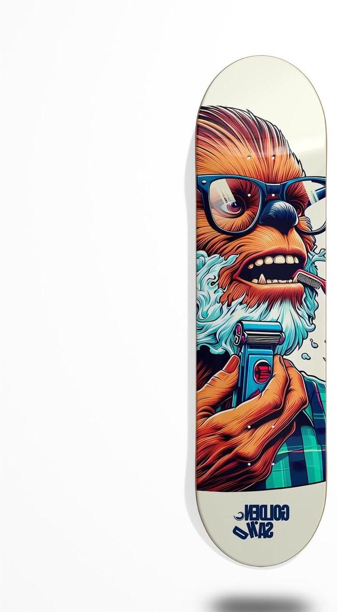Skateboard Deck - Blank Deck - Straat Skate - Houten Constructie - 8.25 Inch - Goud Skateonderdeel kopen online