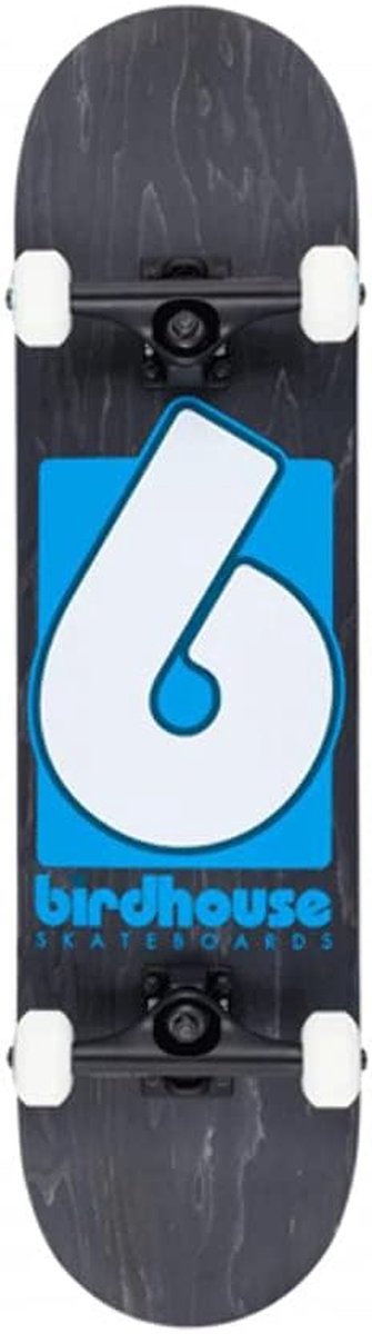 Skateboard Deck - Compleet Board - Straat Tricks - 7 Laags Esdoorn - 8 x 32 Inch - Zwart Blauw Skateonderdeel kopen online