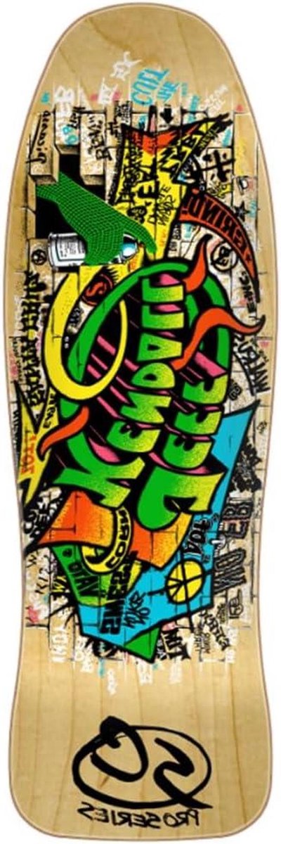 Skateboard Deck - Cruiser Board - Straat skateboarden - Cruise Missile II - 9.7 x 29 inch - Natuurlijk hout Skateonderdeel kopen online