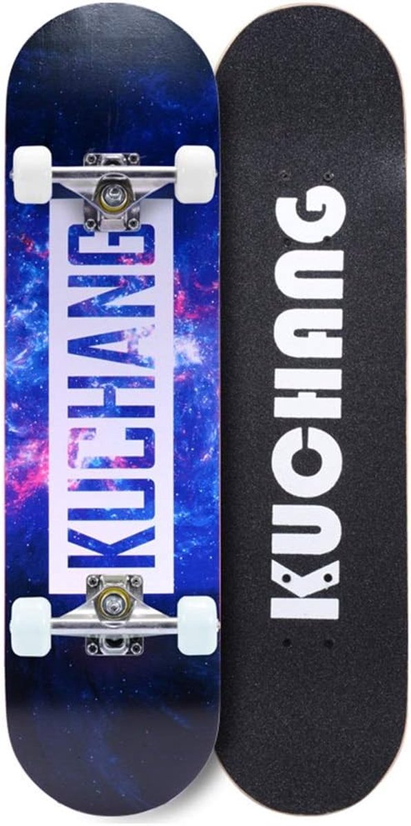Skateboard Deck - Cruiser Longboard - Cruisen en Freeride - 8 Lagen Esdoorn - 31x8 Inch - Sterrenhemel Skateonderdeel kopen online