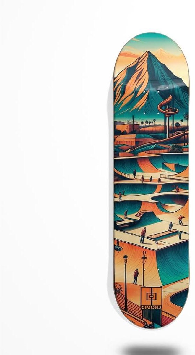 Skateboard Deck - Deck Board - Skateboarden - Hoge Kwaliteit Hout - M - Meerkleurig Skateonderdeel kopen online