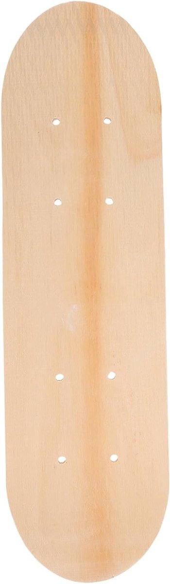 Skateboard Deck - Houten Plank - DIY Kunst - 7 Lagen Esdoorn - 43x13 cm - Natuurlijk Skateonderdeel kopen online