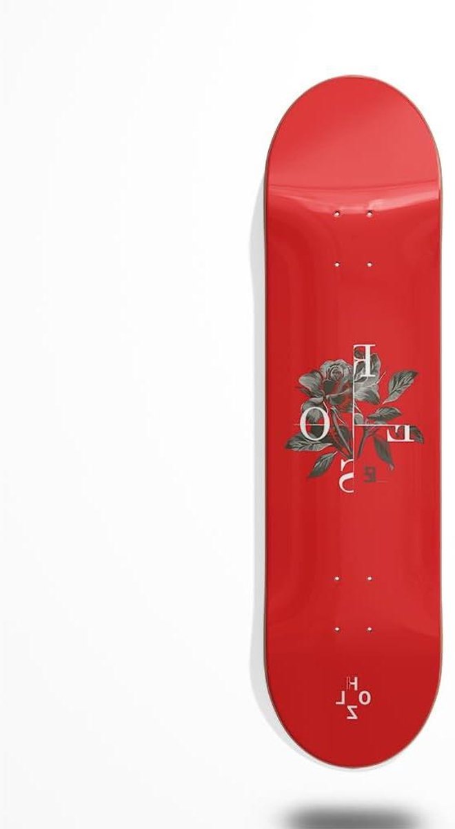 Skateboard Deck - Houten Plank - Straat Skate - Complete Set - 8.5 Inch - Roze Rood Skateonderdeel kopen online