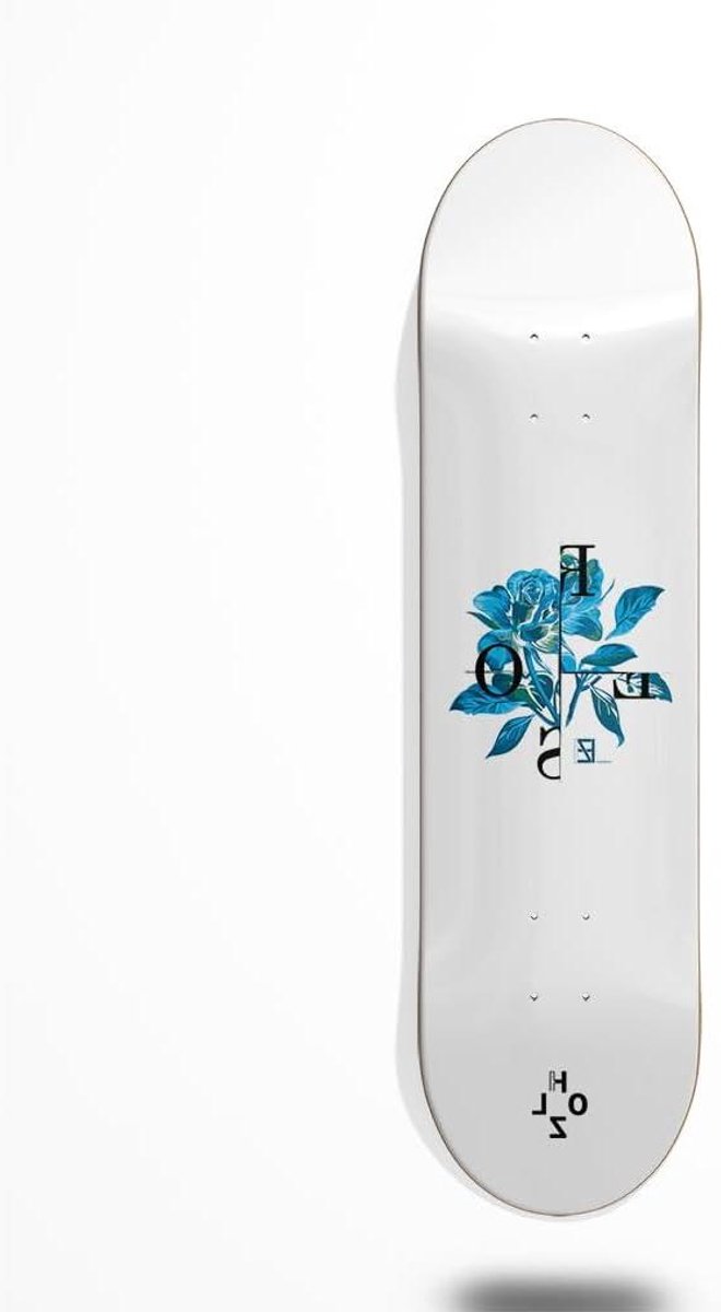 Skateboard Deck - Houten Plank - Straat Tricks - Hout Constructie - 8.25 Inch - Roze Wit Skateonderdeel kopen online