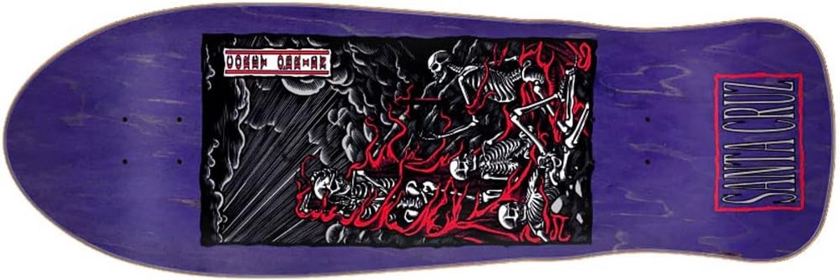 Skateboard Deck - O'Brien Purgatory - Street Skaten - Reissue Concave - 9.8 inch breed - Paars Skateonderdeel kopen online