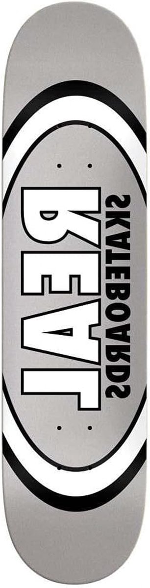 Skateboard Deck - Ovaal Dek Mid Dek - Skateboarden - 7 Laags Canadees Esdoorn - 7.7 inch - Zilver Skateonderdeel kopen online