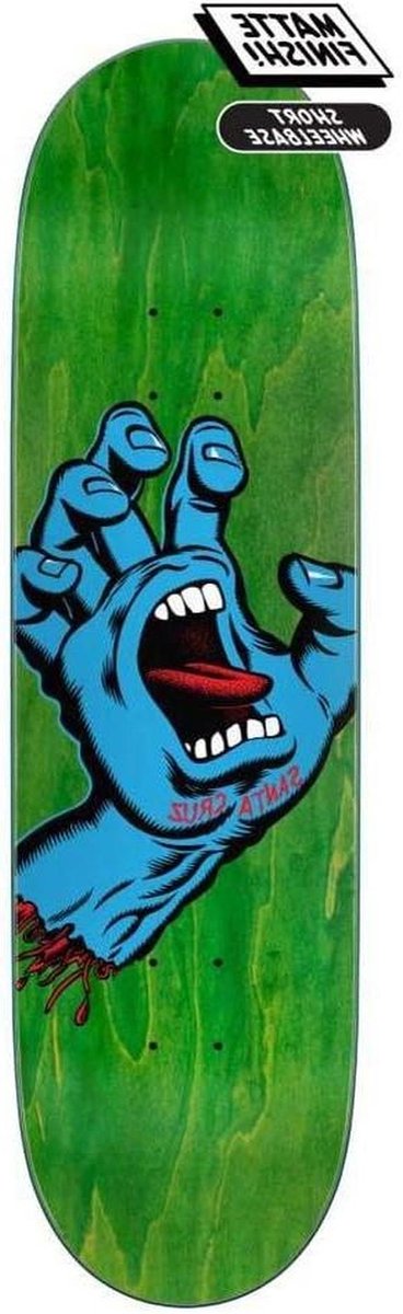 skateboard deck street board trick uitvoeren 7 laags esdoorn 224 cm breed multi kleurig