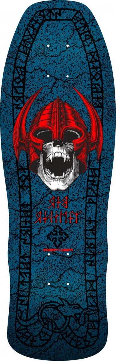 Skateboard Deck - Street Deck - Skateboarden - Originele Re-Issue - 9.625 inch - Blauw Skateonderdeel kopen online