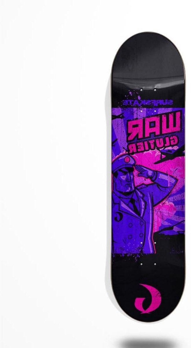 Skateboard Deck - Surfboard - Street Tricks - Roze Design - 8.25 Inch - Roze Skateonderdeel kopen online