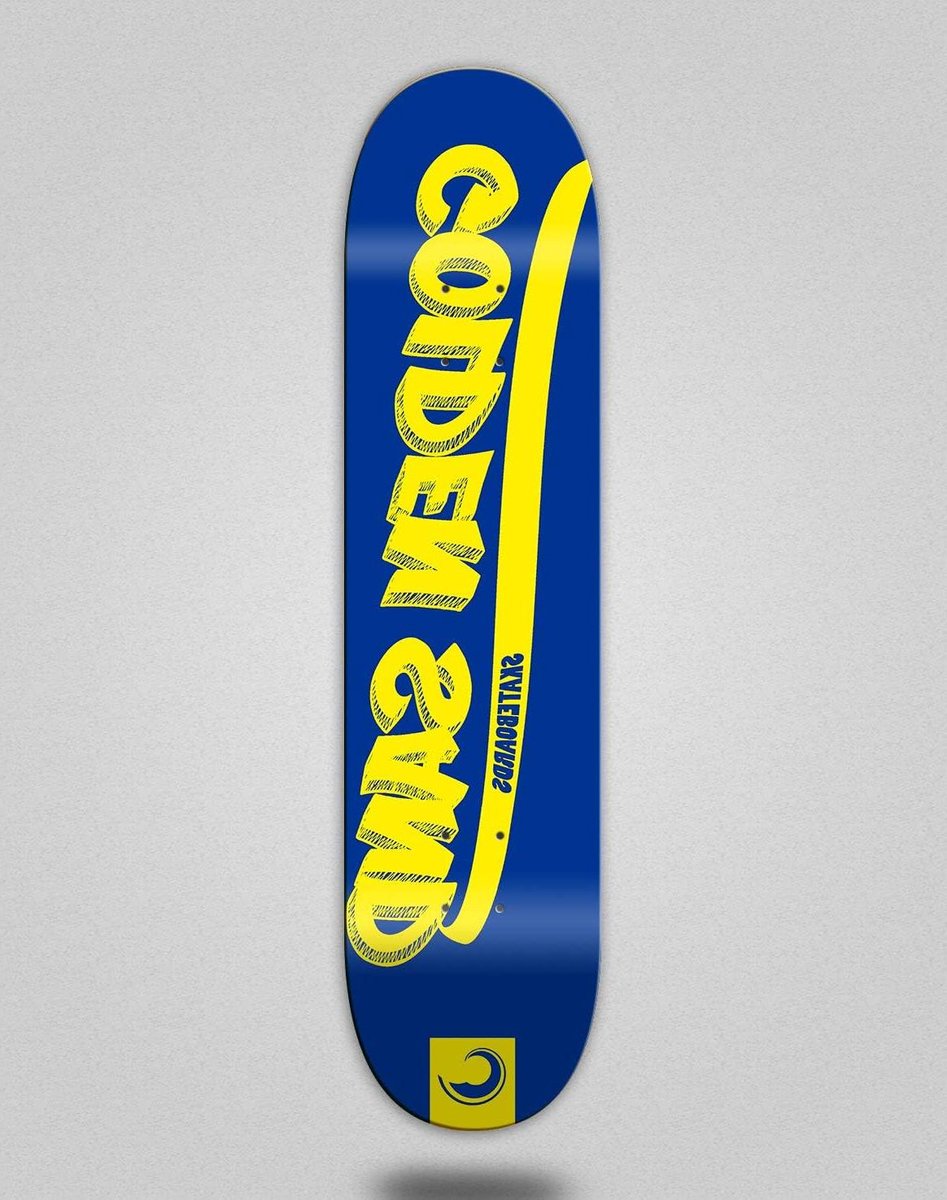 Skateboard Deck - Tabla Yank - Street Tricks - Duurzaam Ontwerp - 8.25 Inch - Blauw Geel Skateonderdeel kopen online