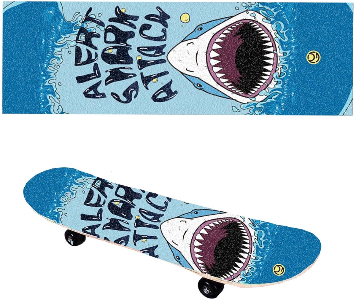 Skateboard Griptape - Antislip Plak - Veilig Skaten - Luchtbelvrij Design - 84 x 28 cm - Blauw Skateonderdeel kopen online