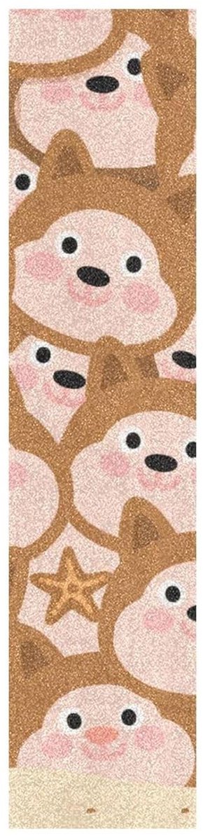 skateboard griptape skate grip skateboarden verbeteren anti slip schuuroppervlak 44x10 inch cartoon bruin dier