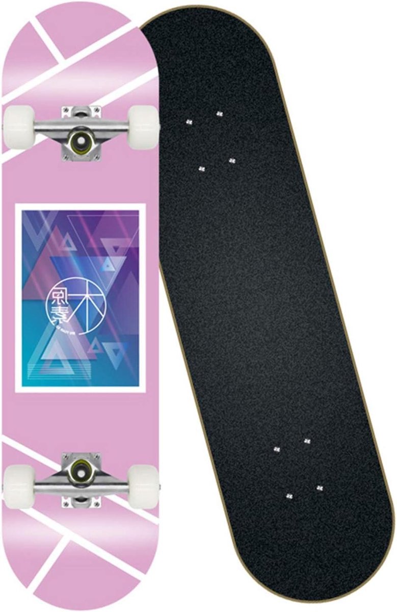 Skateboard Kinderen Beginner - Vierwielig Skateboard Compleet Skateboard - Basis Stunts Oefenen - 7-Laags Esdoorn Dek Skateonderdeel kopen online