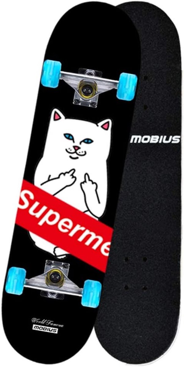 skateboard longboard straatrijden hoge snelheid lager 78x20cm niet gespecificeerd