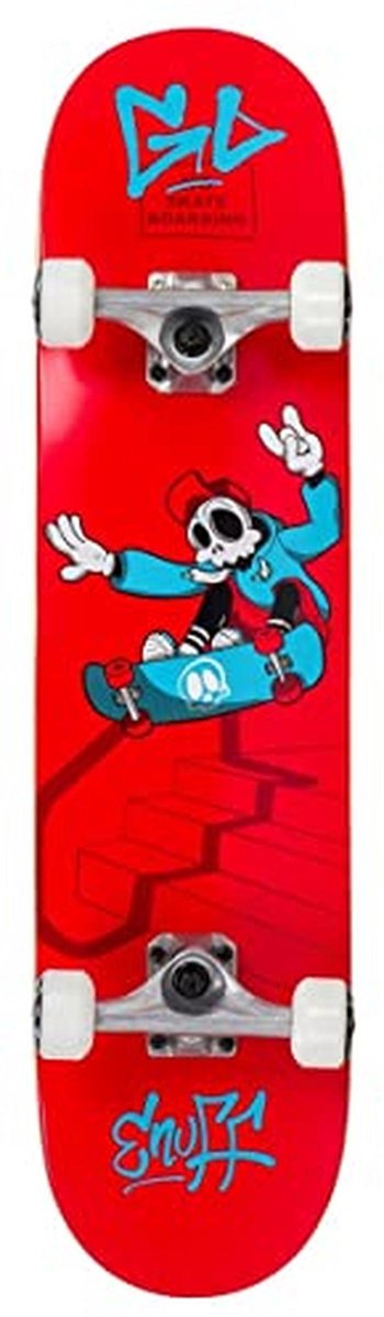Skateboard - Mini board - Straat skateboarden - 7-laags esdoorn - 7.75 inch - Rood Skateonderdeel kopen online