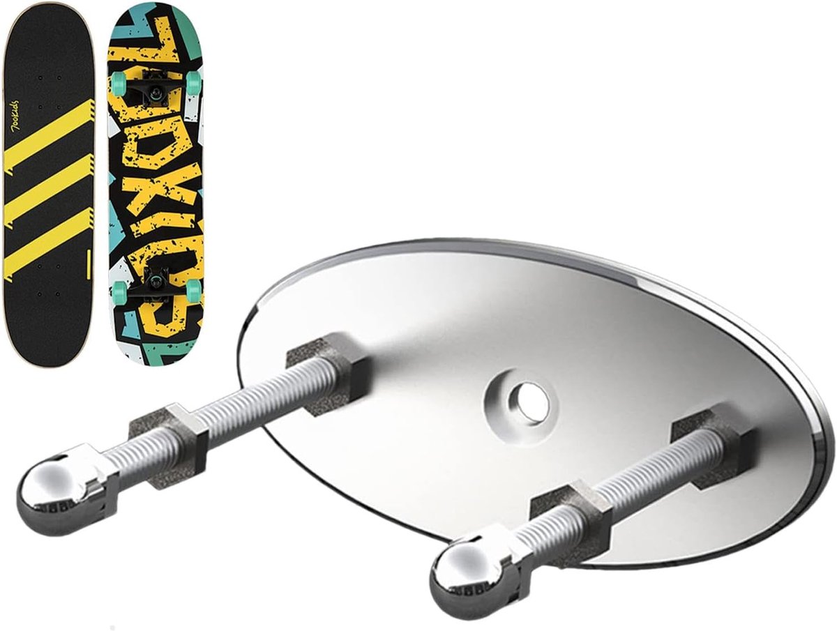 skateboard muurbeugel deck hanger borden presenteren robuust ijzer materiaal 6 x 3 x 0 5 cm zilver