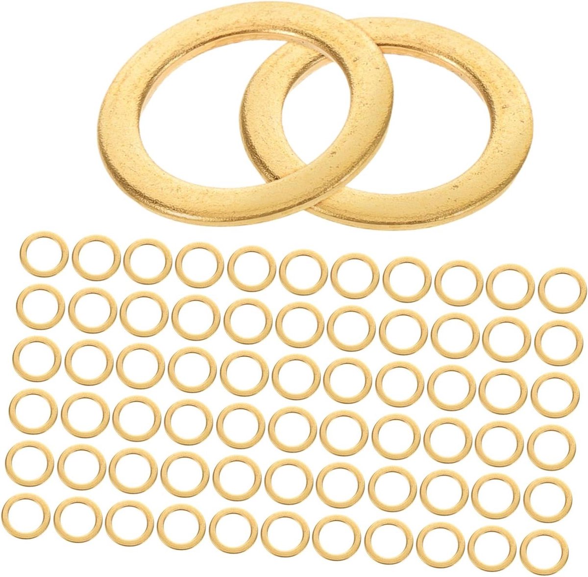 Skateboard Onderdelen - Metal Washers - Skateboard Onderhoud - Universele Compatibiliteit - 100 Stuks - Goud Skateonderdeel kopen online