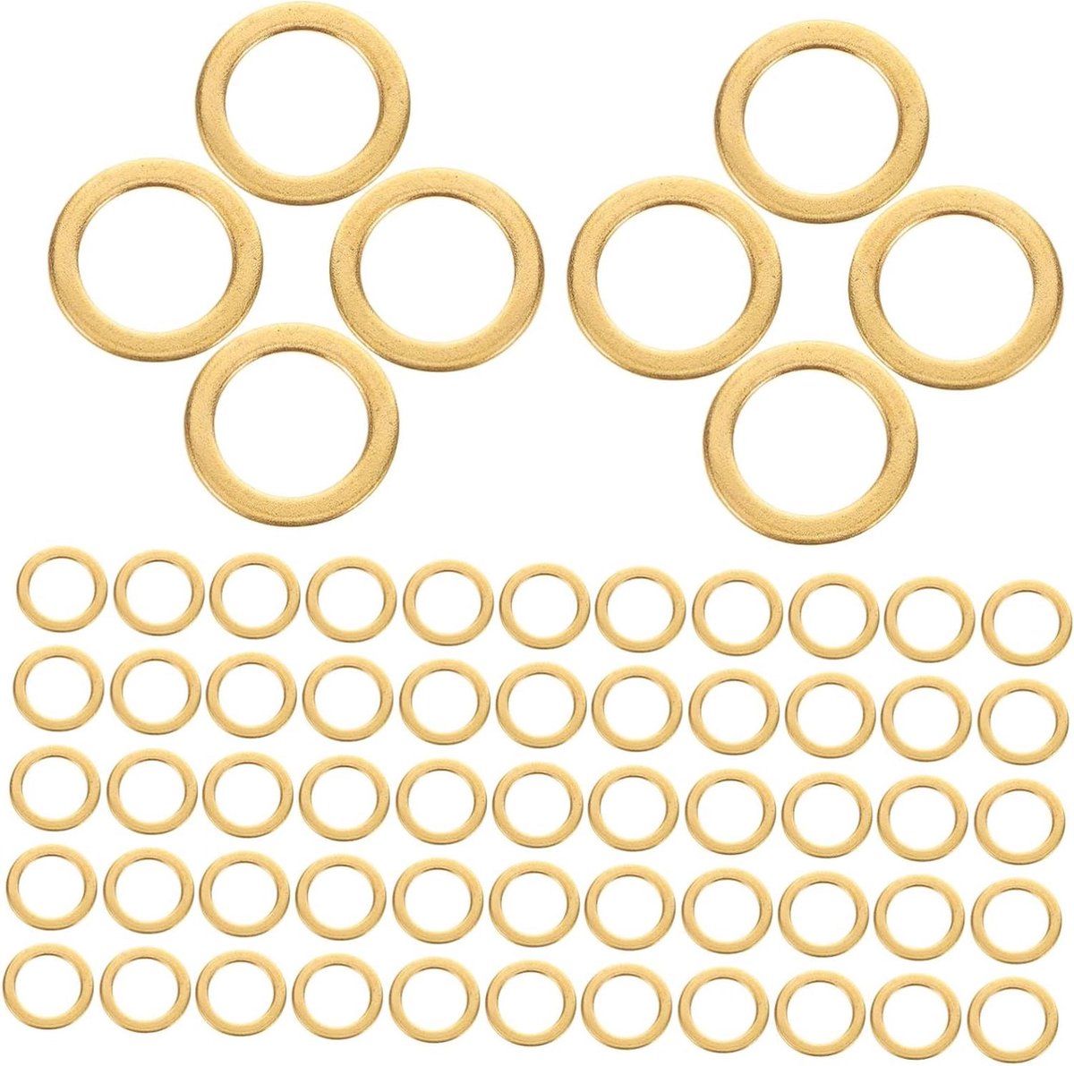 skateboard onderdelen reparatieset ring skateboard onderhoud duurzame aluminiumlegering 100 stuks goud