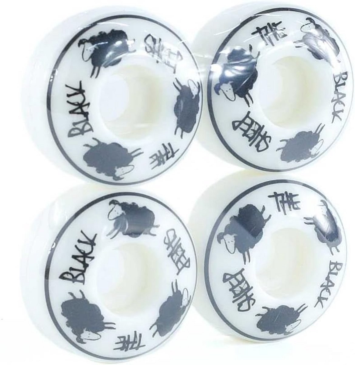 Skateboard Onderdelen Set - Compleet Skateboard Kit - Skateboarden Onderhoud - Alles Inclusief - Voor 8" Deck - Wit En Zwart Skateonderdeel kopen online
