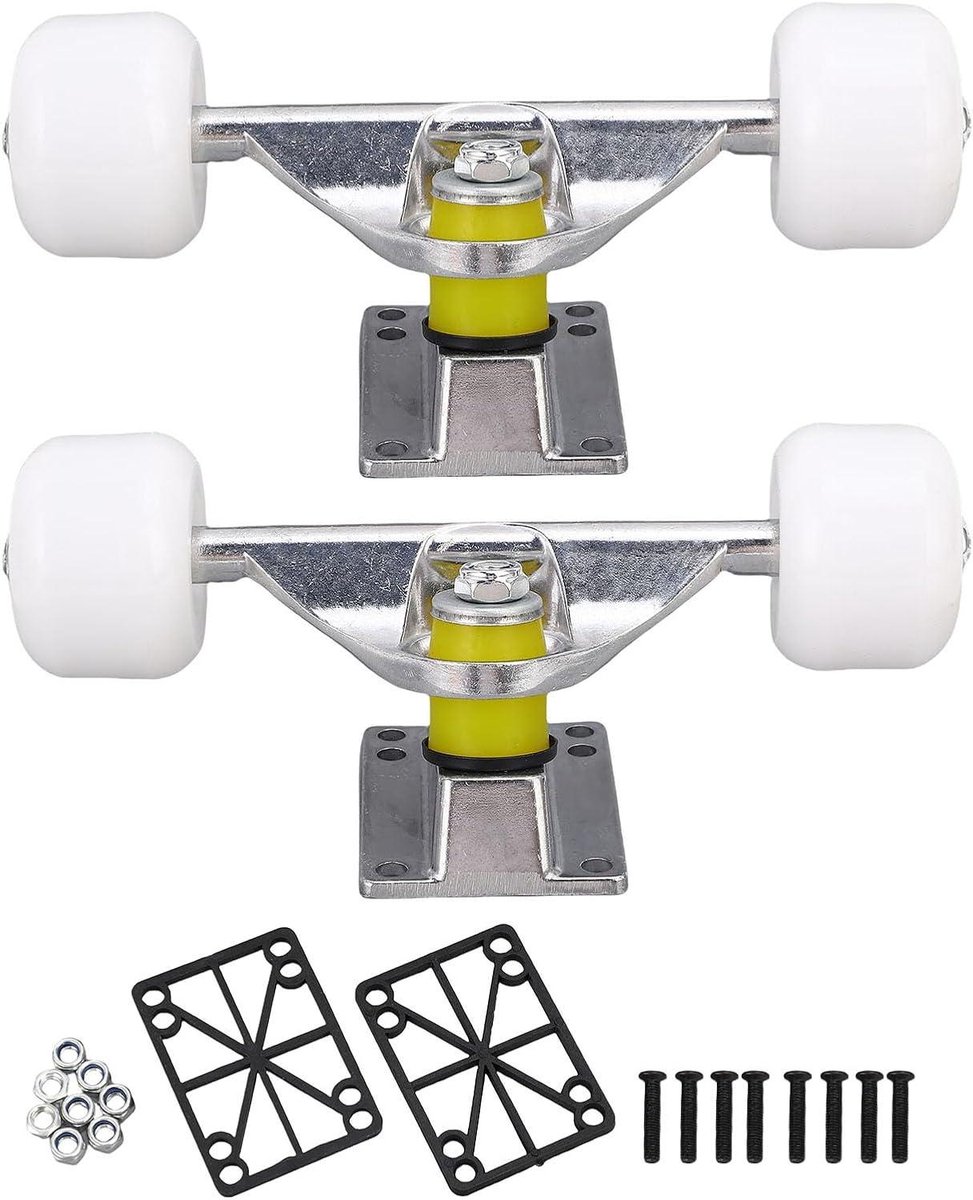 Skateboard Onderdelen - Straat Vrachtwagens - Straat Tricks - Aluminium Legering - 5 Inch - Zilver Skateonderdeel kopen online