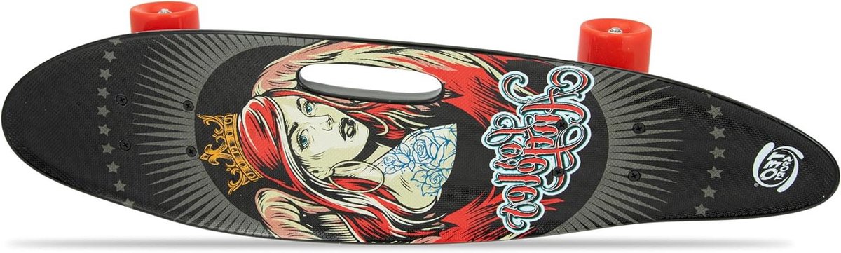 Skateboard - Outdoor board - Buiten sporten - 100 kg draagvermogen - 68 cm dek - Zwart Skateonderdeel kopen online